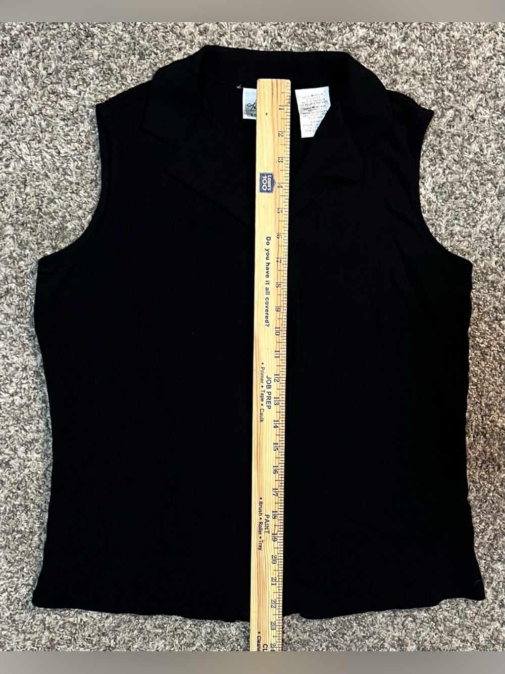 Kathie Lee Collection Women’s Sleeveless Button Up Collared V-Neck Top! Size M. - Picture 8 of 10